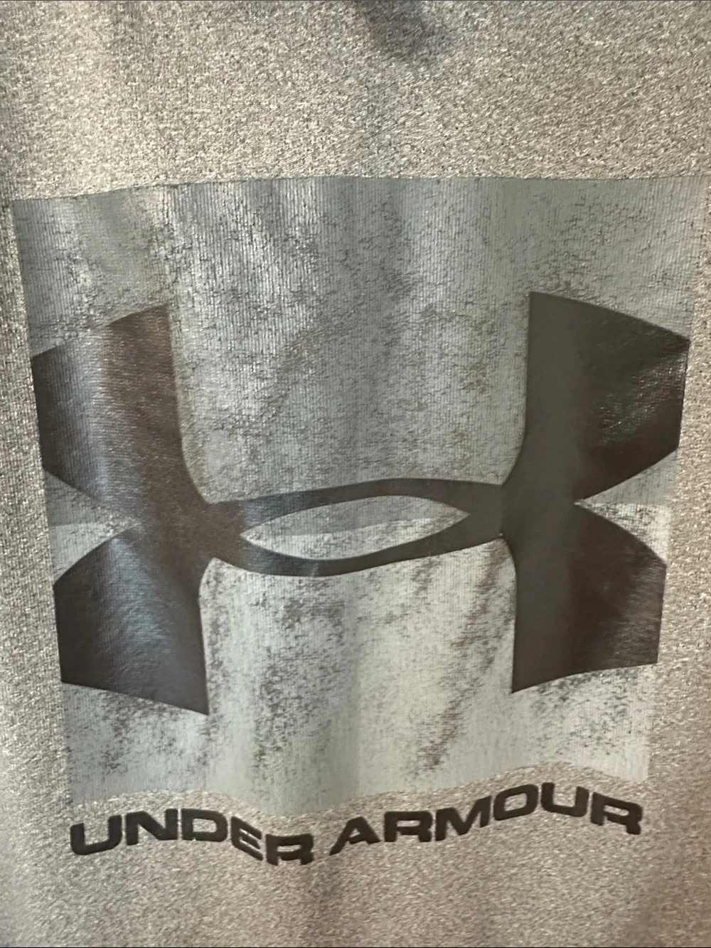 Under Armour Gray Pullover Hoodie with Logo